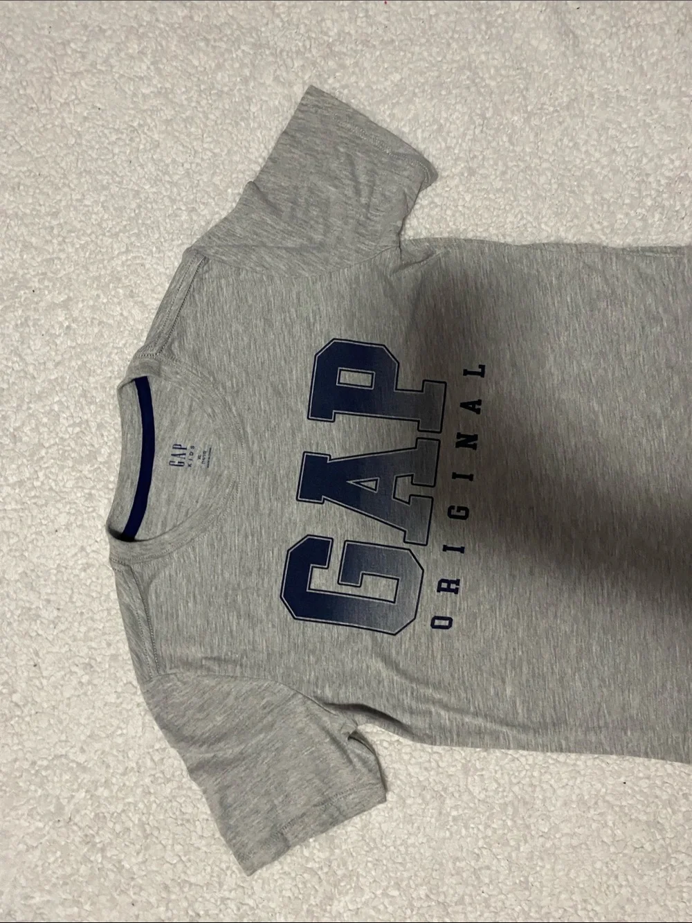 GAP youth boys size XL 14 - 16 grey tee shirt